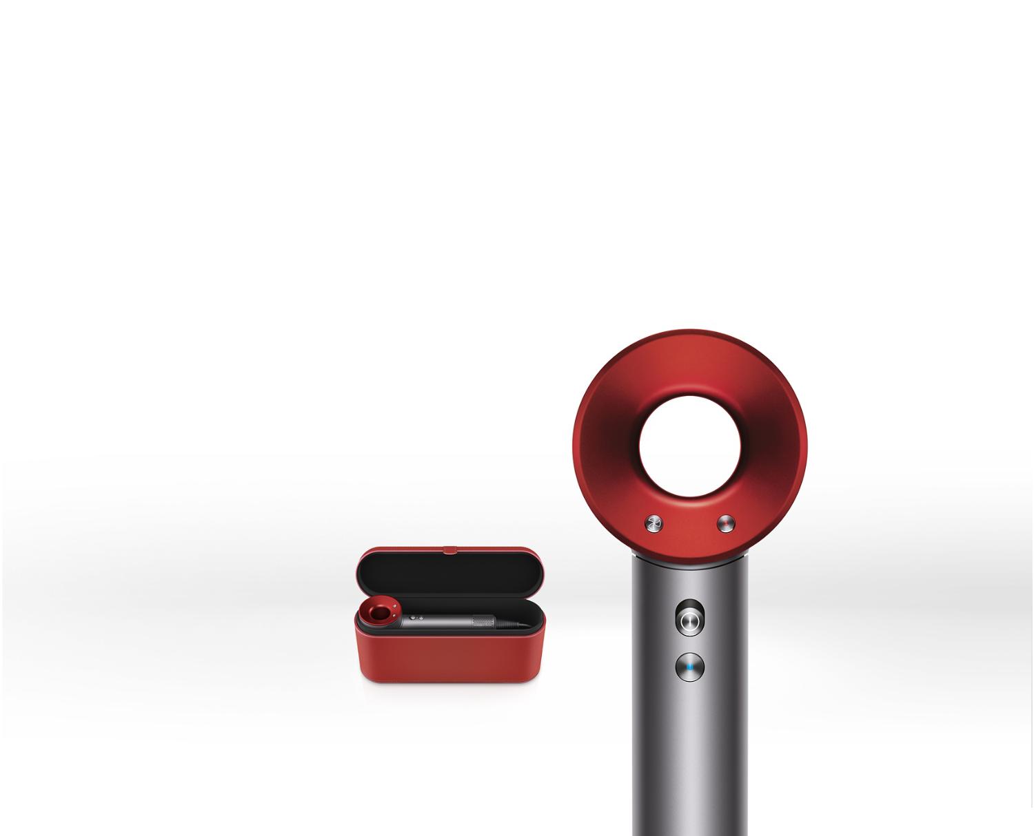 Dyson Supersonic™ (Iron/Red) with red case